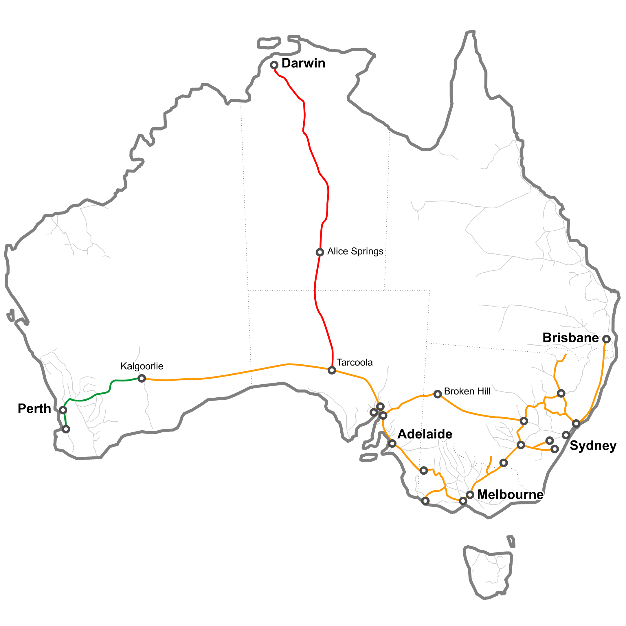 route standards map